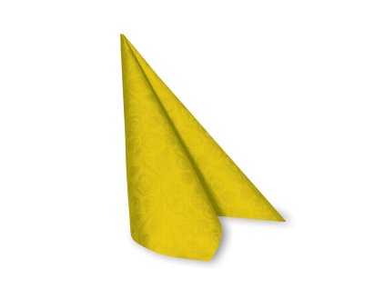 Obrúsky Prémium 40x40 žlté dekor R/50 ks