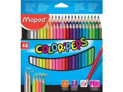 Pastelky /48ks Maped color peps
