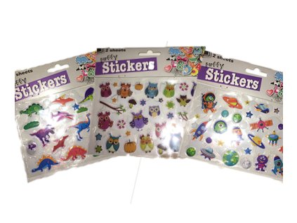 Nálepky Puffy/2ks 244345