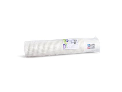 Papierový pohár biely 280 ml /50ks M 80mm