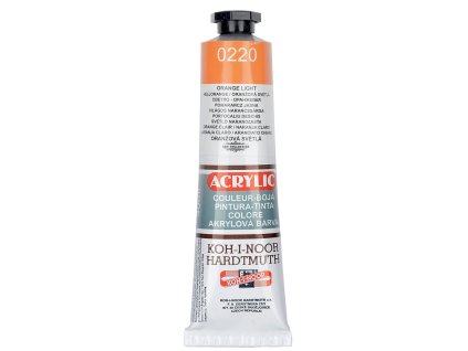 Farba akrylová 40ML, 0220 svetlo oranžová