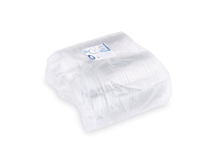 Miska okruhlá s viečkom 375ml/50 ks