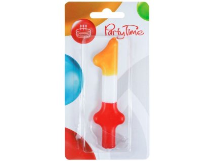 Sviečka 1 Party time Arpex farebná