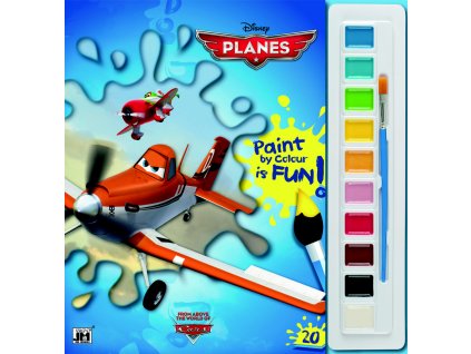 Omaľovánky s farbami A4/ Lietadlá