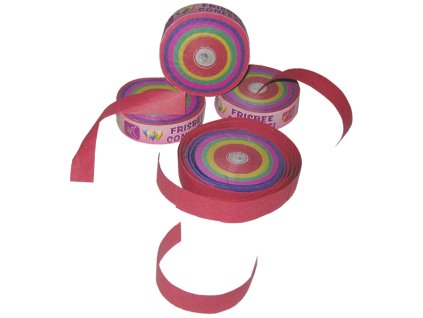 Konfety-Frisbee farebné