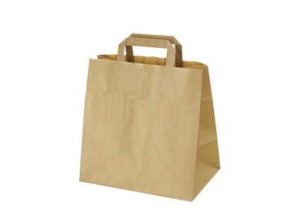 Papierová taška 32x21x33cm hnedá