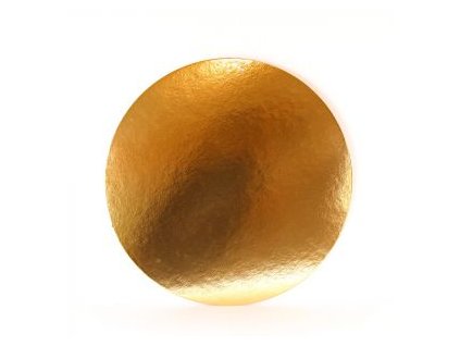 Lepenkové podložky 16cm zlaté 1050g/m2/100 ks