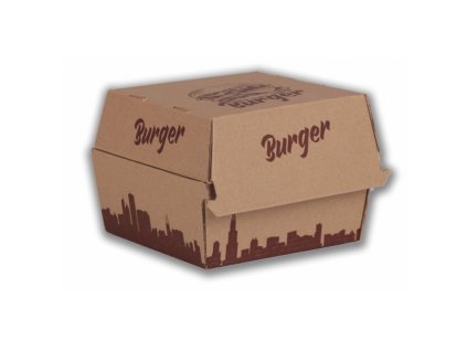 Burger box 211x130x110/50ks+prepážka