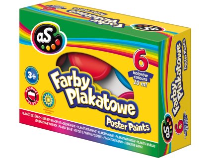 Plagátové farby/6ks