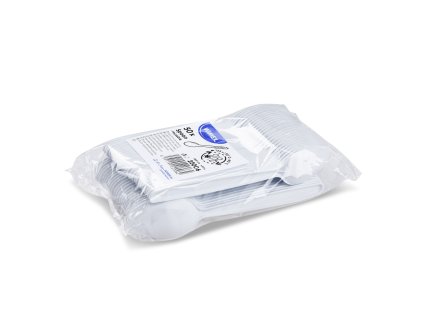 Lyžica PP biela  18,5 cm /50 ks
