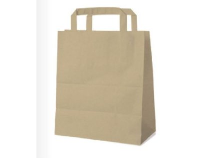 Papierová taška hnedá 22x10x28cm