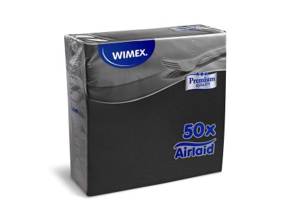 Obrúsok Premium čierny 40x40/50ks