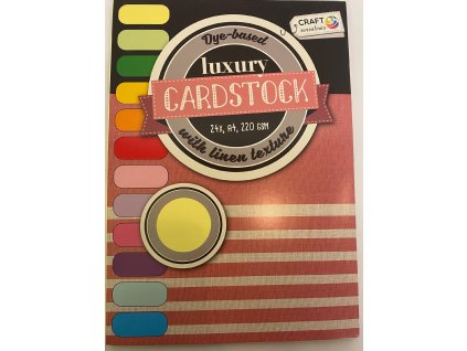 Ľanový umelecký kartón A4/24 listov 220 g