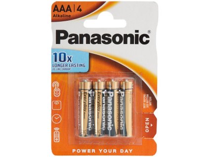Batérie AAA/4ks PANASONIC alkalické