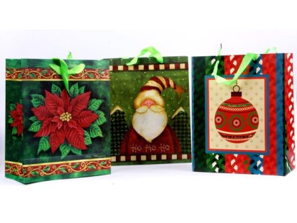Darčeková taška Vianoce 6039 M 260x120x320