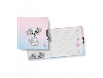 Pamätník so zámkom 135x135 Cuties Dog