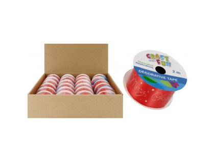 CF Stuha 4cmx2m červená