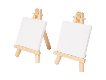 Mini plátno so stojanom/2ks 7x7cm