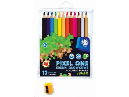 Pastelky 12 Astra Jumbo Astra  + strúhadlo