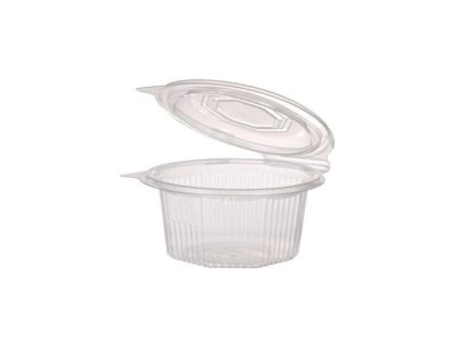 Miska osemhranná s viečkom PP807 750ml/50ks