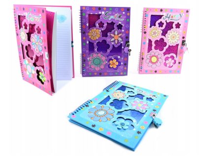 Notes so zámkom A4 linka so špirálou