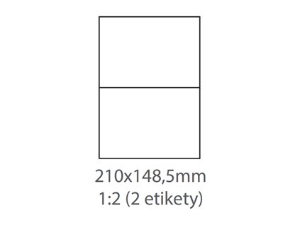 Etikety 210x148mm H17 / 100 ks