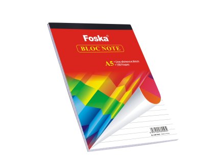 Poznámkový blok A5/50 listov Foska
