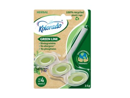 WC blok Kolorado HERBAL Green Line 1x51g