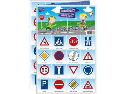 Pexeso A4 Dopravné značky MFP