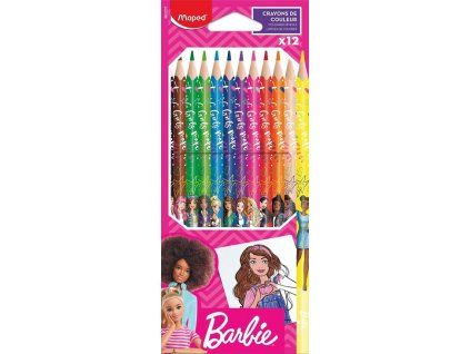 Maped pastelky /12ks Barbie