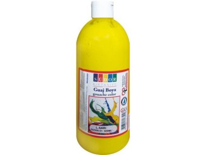 Tempera 500ml žltá Sudor