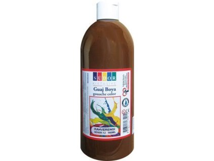 Tempera 500ml hnedá Sudor