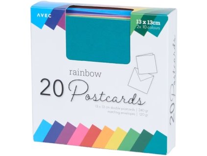 Obálky 13x13cm 120g+karton 240g  AVEC