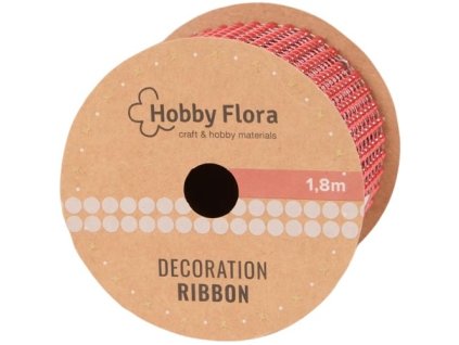 Hobby dekoračná stuha na cievke 1,8m