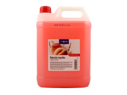 Tekuté mydlo 5l VIONE perleťové broskyňa