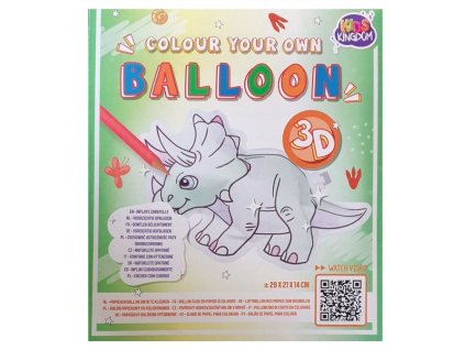 Papierový balón na maľovanie  mix