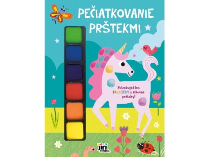Pečiatkovanie prstíkmi Jednorožec