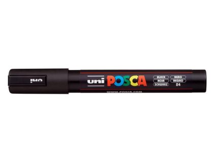 Posca popisovač čierny č.24 PC-5M 2,5 mm