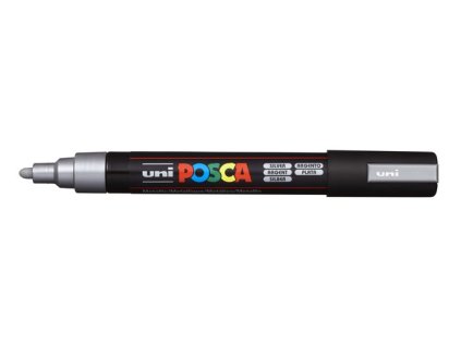 Dekoračný popisovač 1,8-2,5 mm Posca strieborný
