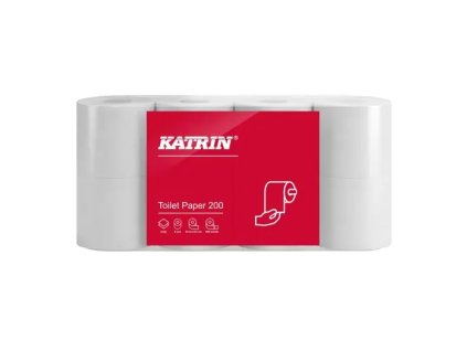 Katrin toaletný papier 200 útržkov/8ks 2-vrstvý 23mx9,2cm