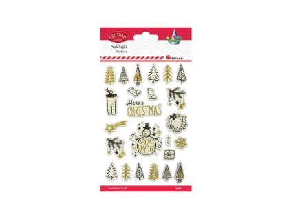 Vianočné nálepky 3D 457781 Titanum