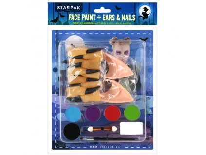 Farby na tvár 6 farby + uši, pazúry STK