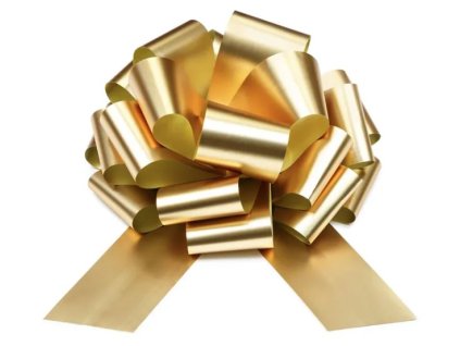 Sťahovacia stuha metal 3 cm x 100 cm zlatá