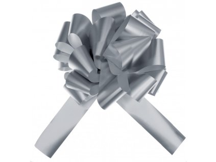 Sťahovacia stuha metal 5 cm x 100 cm strieborná