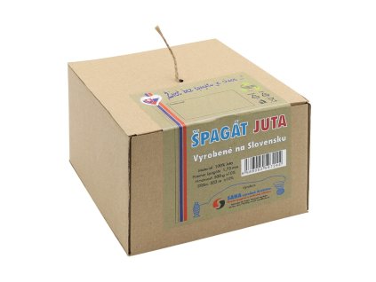 Juta špagát 500g v krabičke