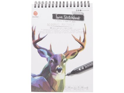 Dvojitý skicár/60listov 35-190g 25-200g