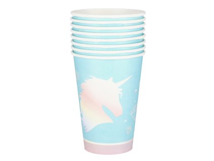 Pohár papierový - Jednorožec 200ml/8ks