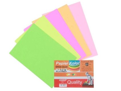 Xerox A4/80g/500 hárkov FLUO 5farieb/100ks