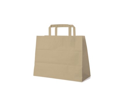Papierová taška hnedá 32x16x27cm/50ks