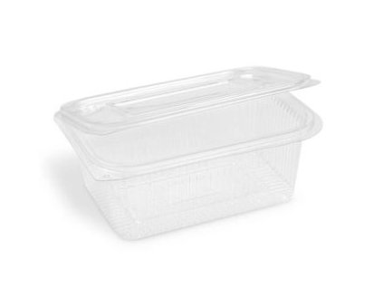 Miska s viečkom hranatá 1000 ml / 50 ks